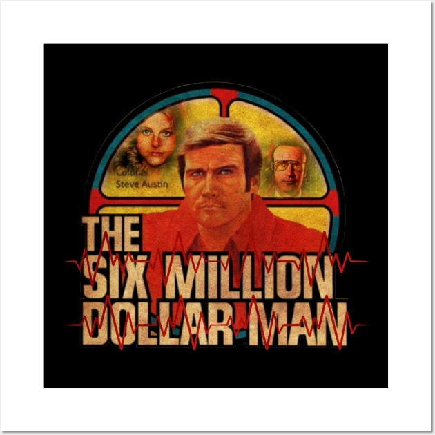 Six Million Dollar Man vintage Wall Art by Wisnukenchana